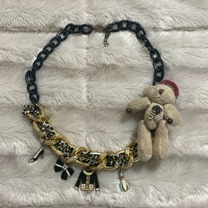 Teddy Bear Charm Necklace
